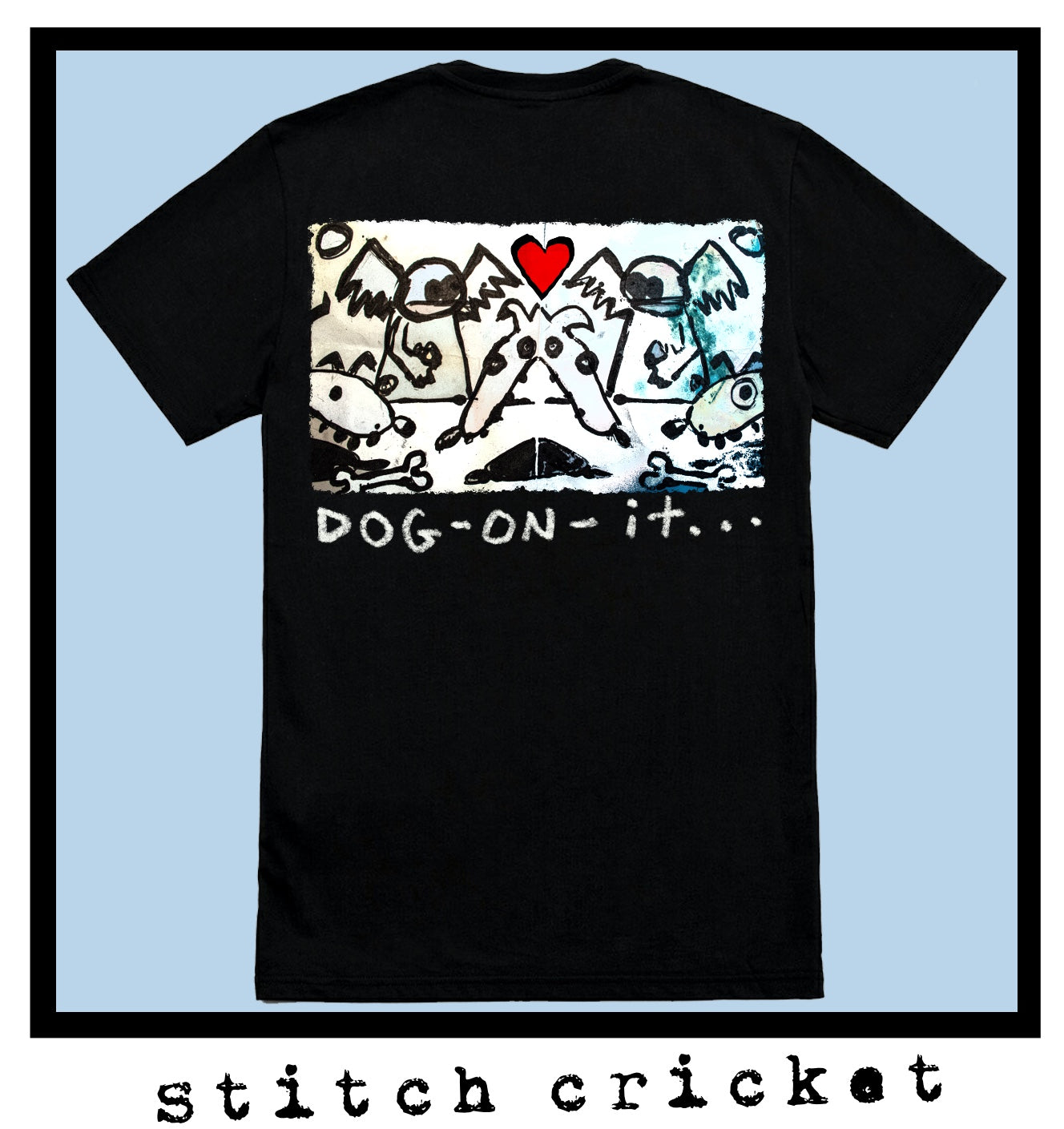 DOG-ON-IT unisex tshirt