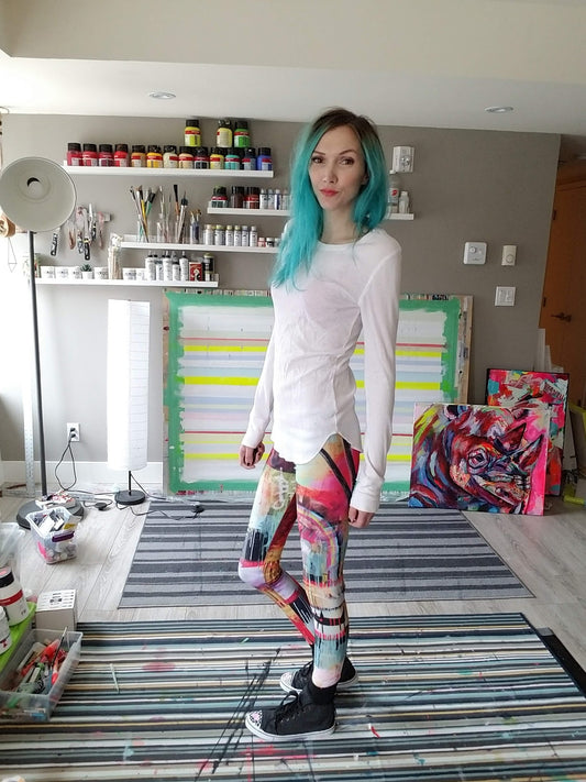 FOREST DWELLER LEGGINGS. - CREATED BY LYLE SCHULTZ + REY FRITSCH