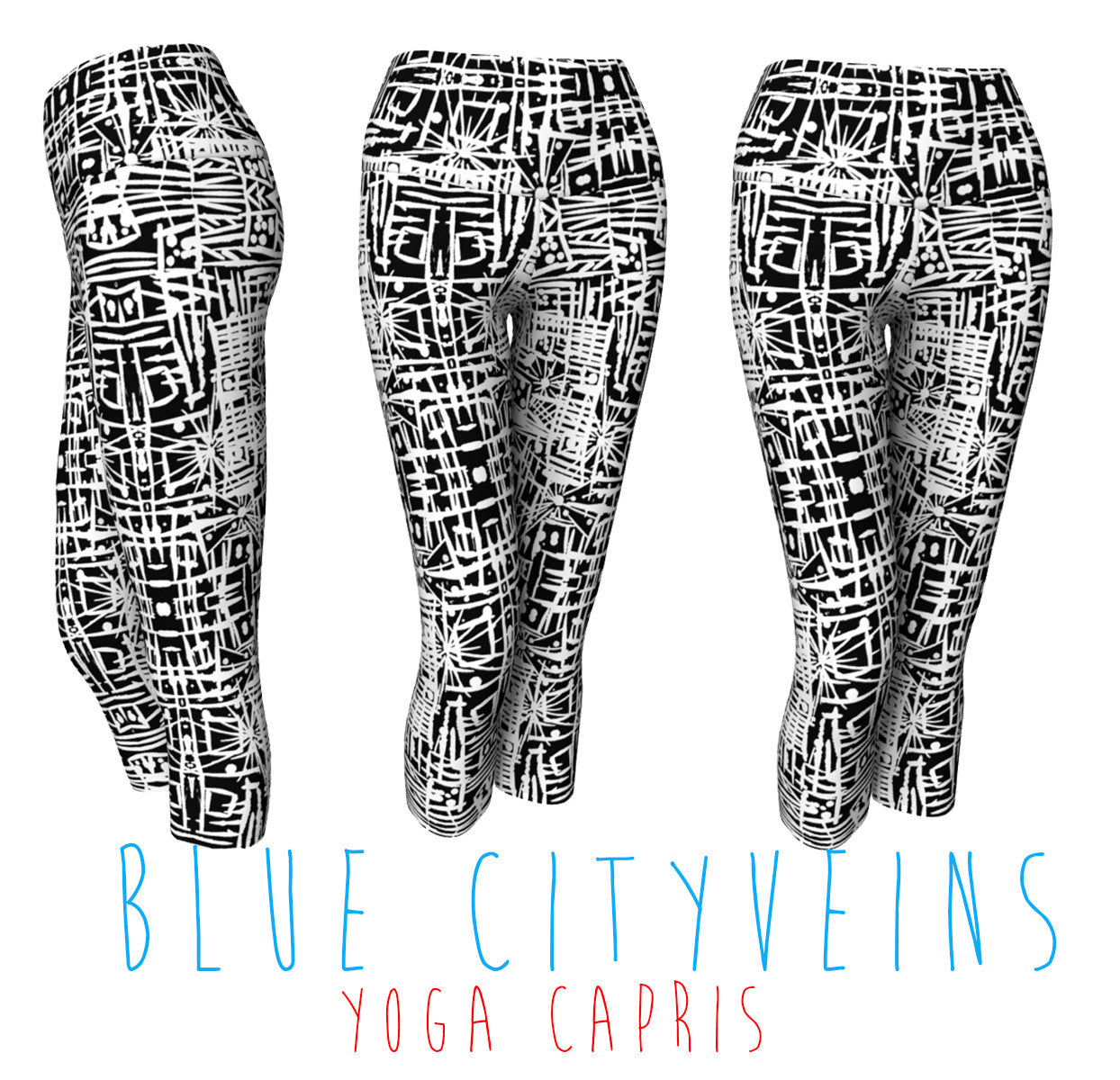 YOGA CAPRIS - BLUE CITY VEINS