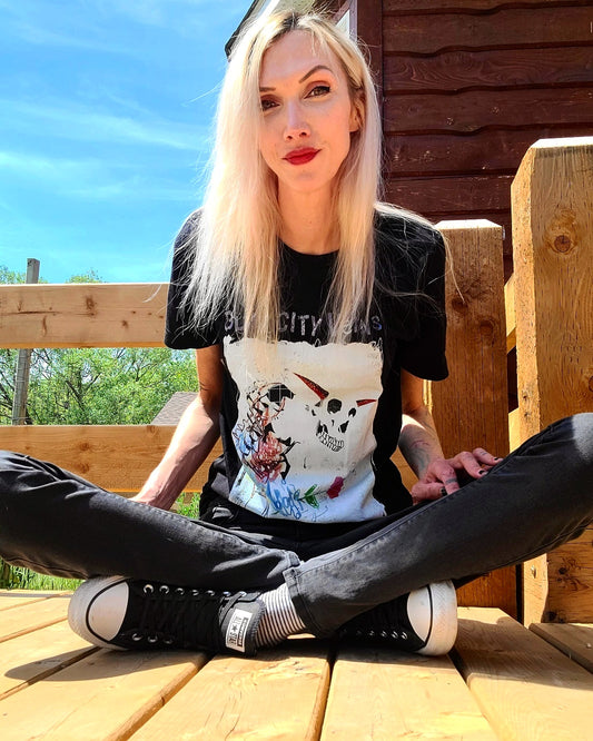 BLUE CITY VEINS SKELETON SHIRT (UNISEX)